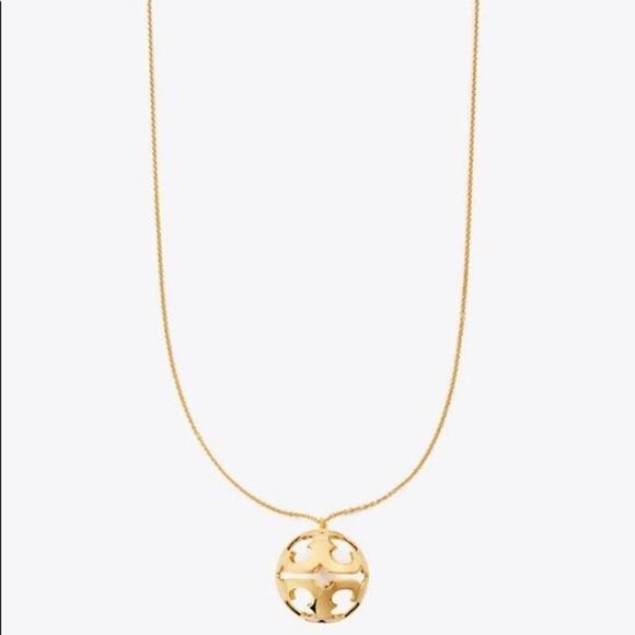 NWT Tory Burch Gold Logo Bubble 32 in. Necklace - Picture 10 of 11